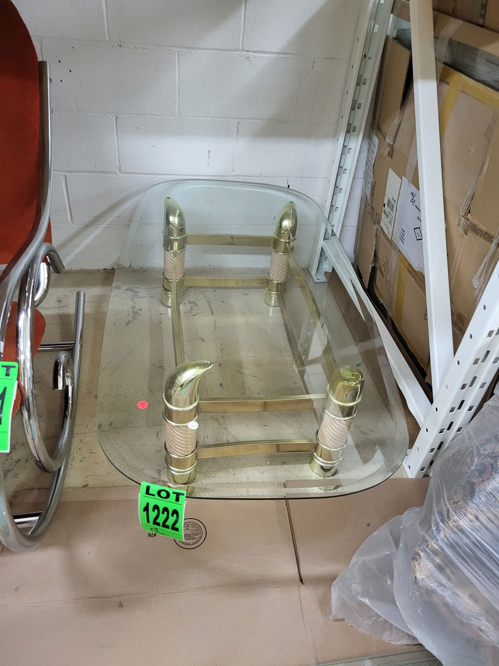 Tommaso Barbi Style Italian Faux Tusk Coffee Table: Tommaso Barbi Style Italian Faux Tusk Coffee Table