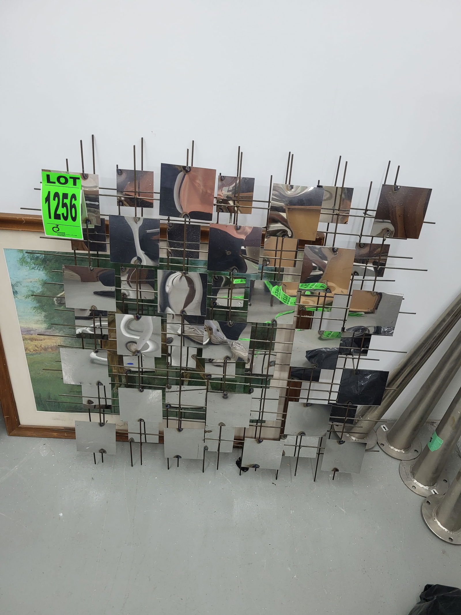 Brutalist Metal Sculpture (1 of 1)