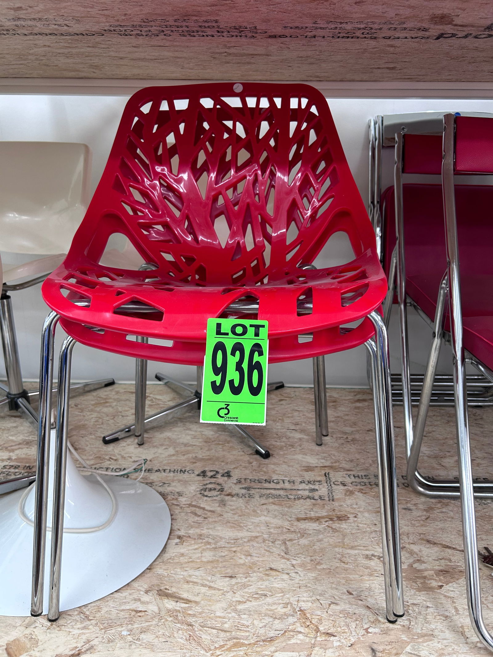 Birch Stackable Plastic Chair with Sapling Design (1 of 1)