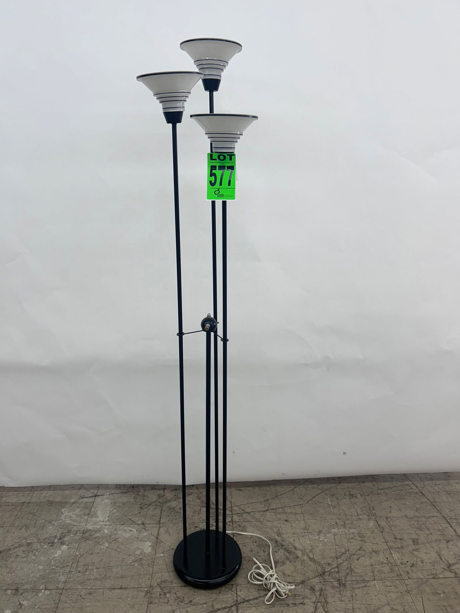 Modern Triple-Light Floor Lamp (1 of 3)