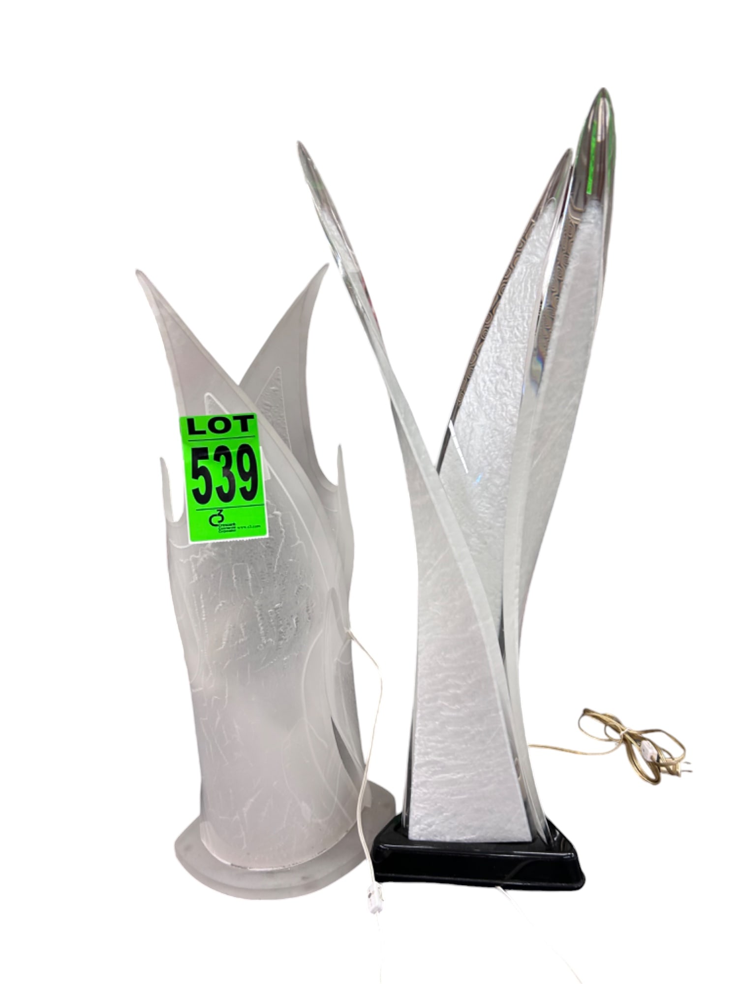 Vintage Eccentric Acrylic large flame lamp: Vintage Eccentric Acrylic large flame lamp