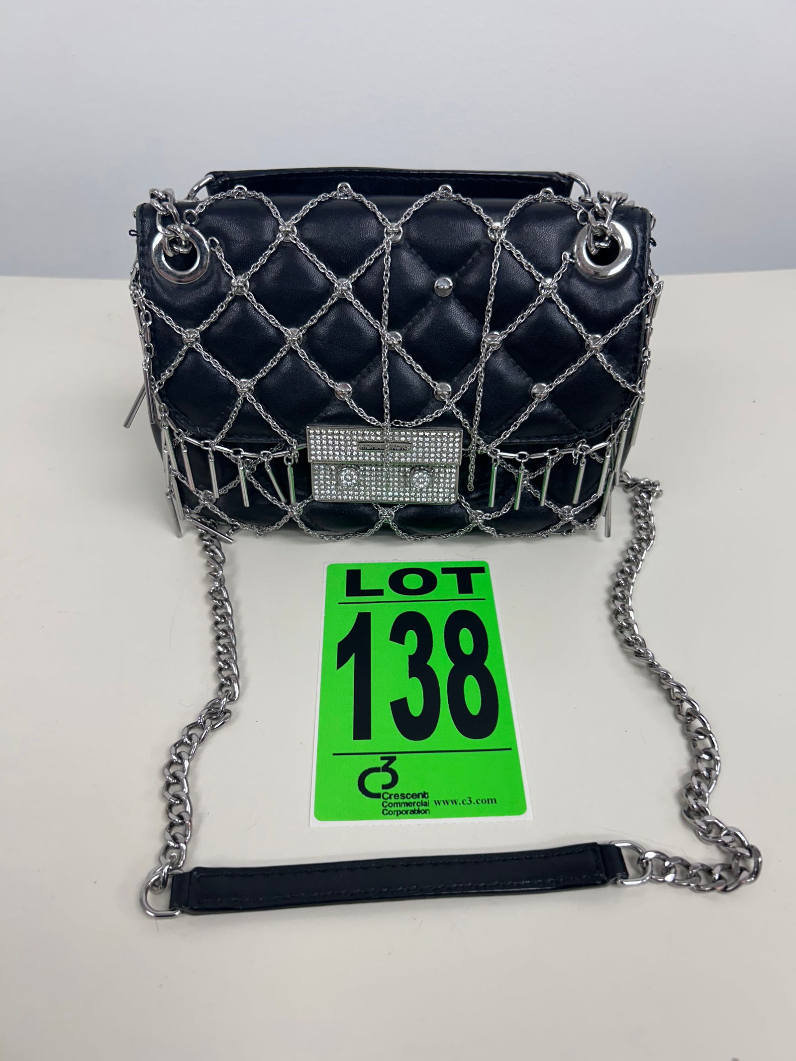 Michael Kors Limited edition Chain & Crystal leather bag: Michael Kors Limited edition Chain & Crystal leather bag