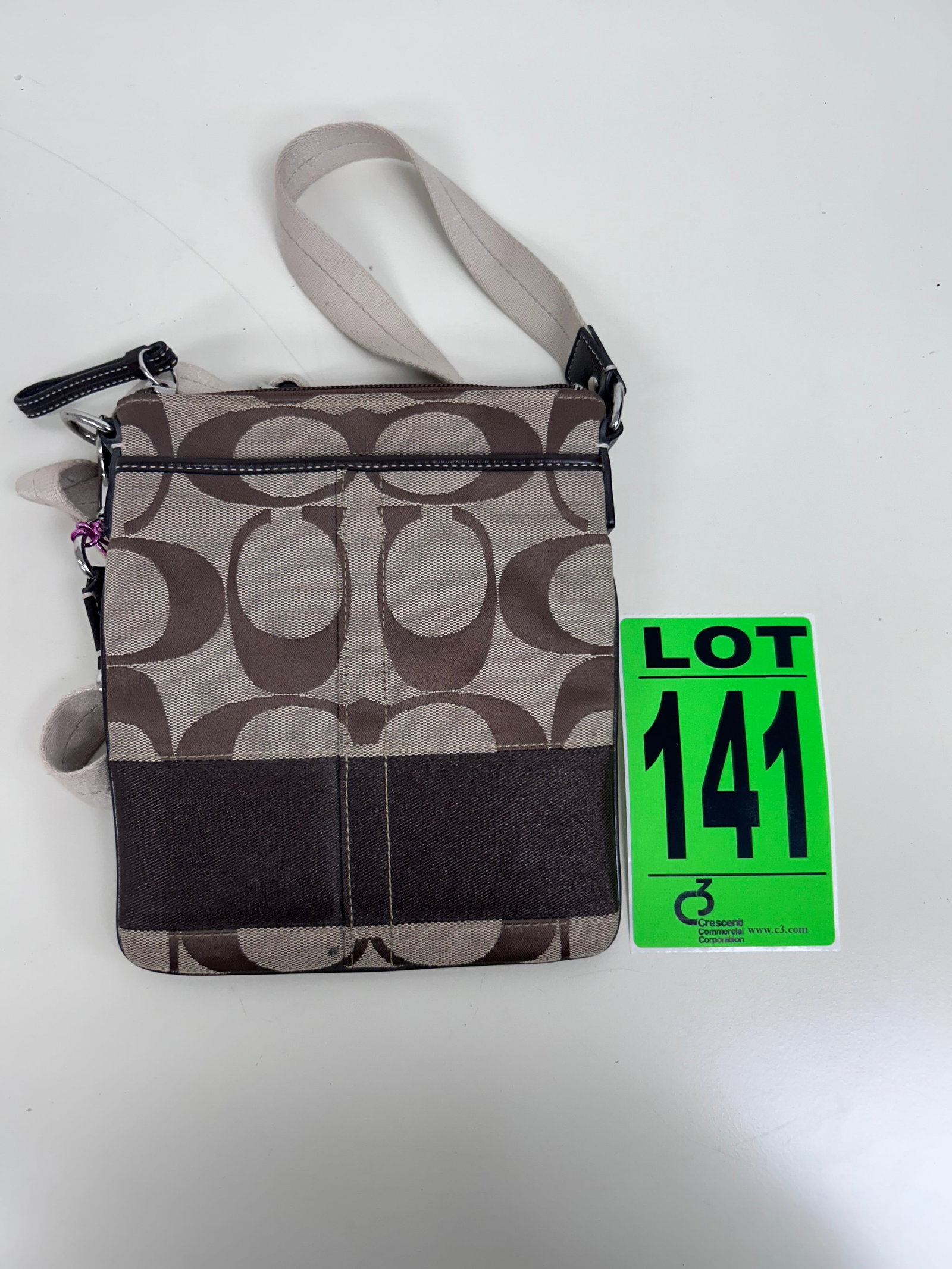 Coach signature stripe swingpack: Coach signature stripe swingpack