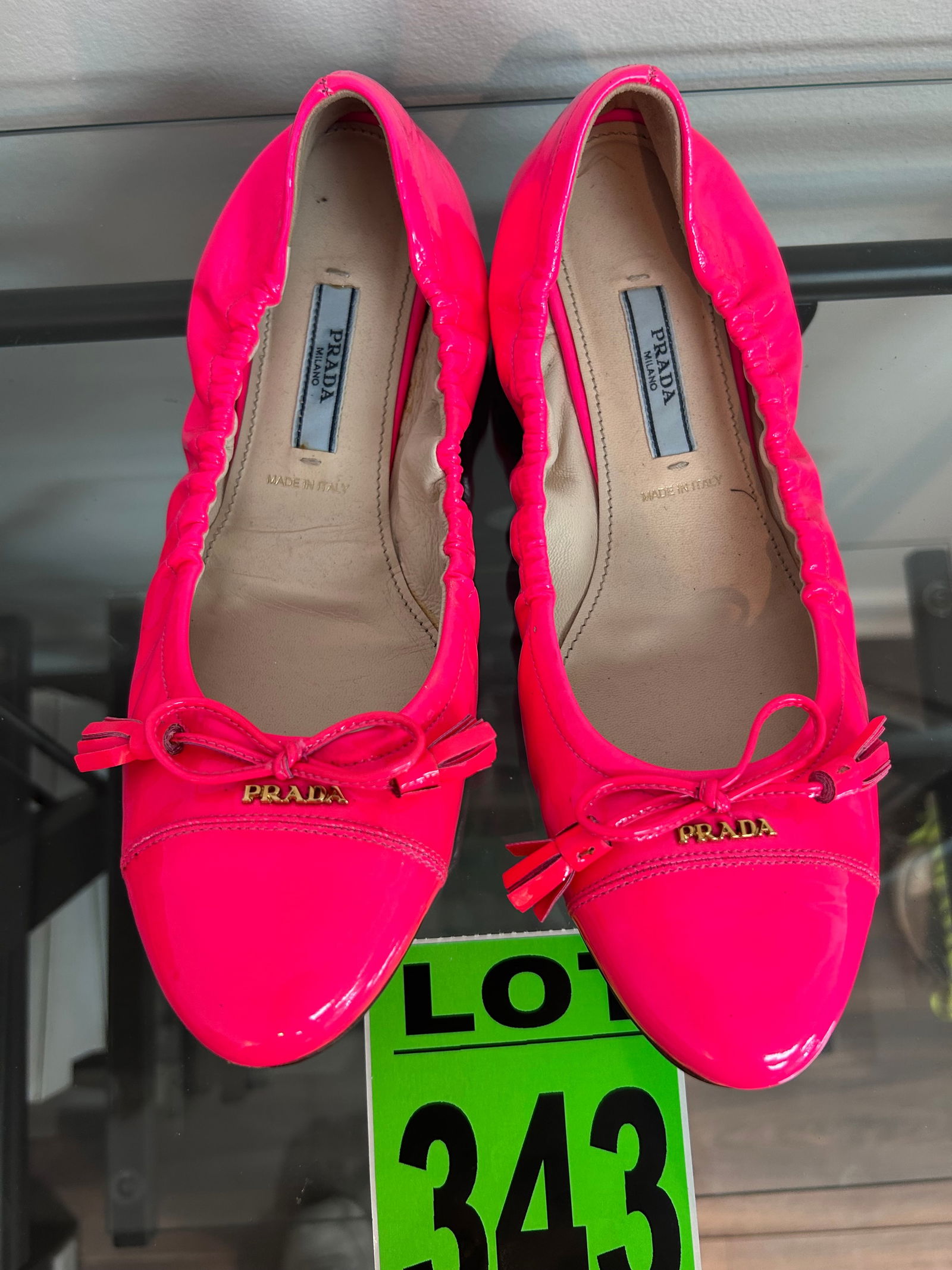 Prada leather ballerina flats Size: 37.5: Prada leather ballerina flats Size: 37.5