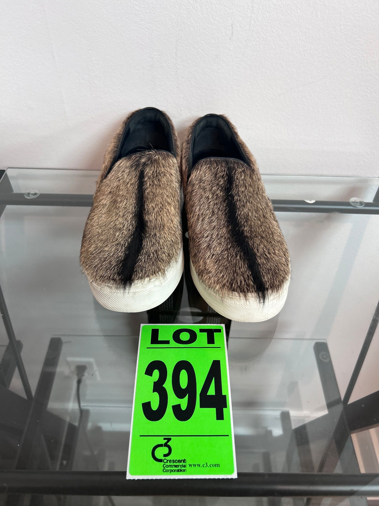 Celine fur slip-on sneakers Size:42: Celine fur slip-on sneakers Size:42