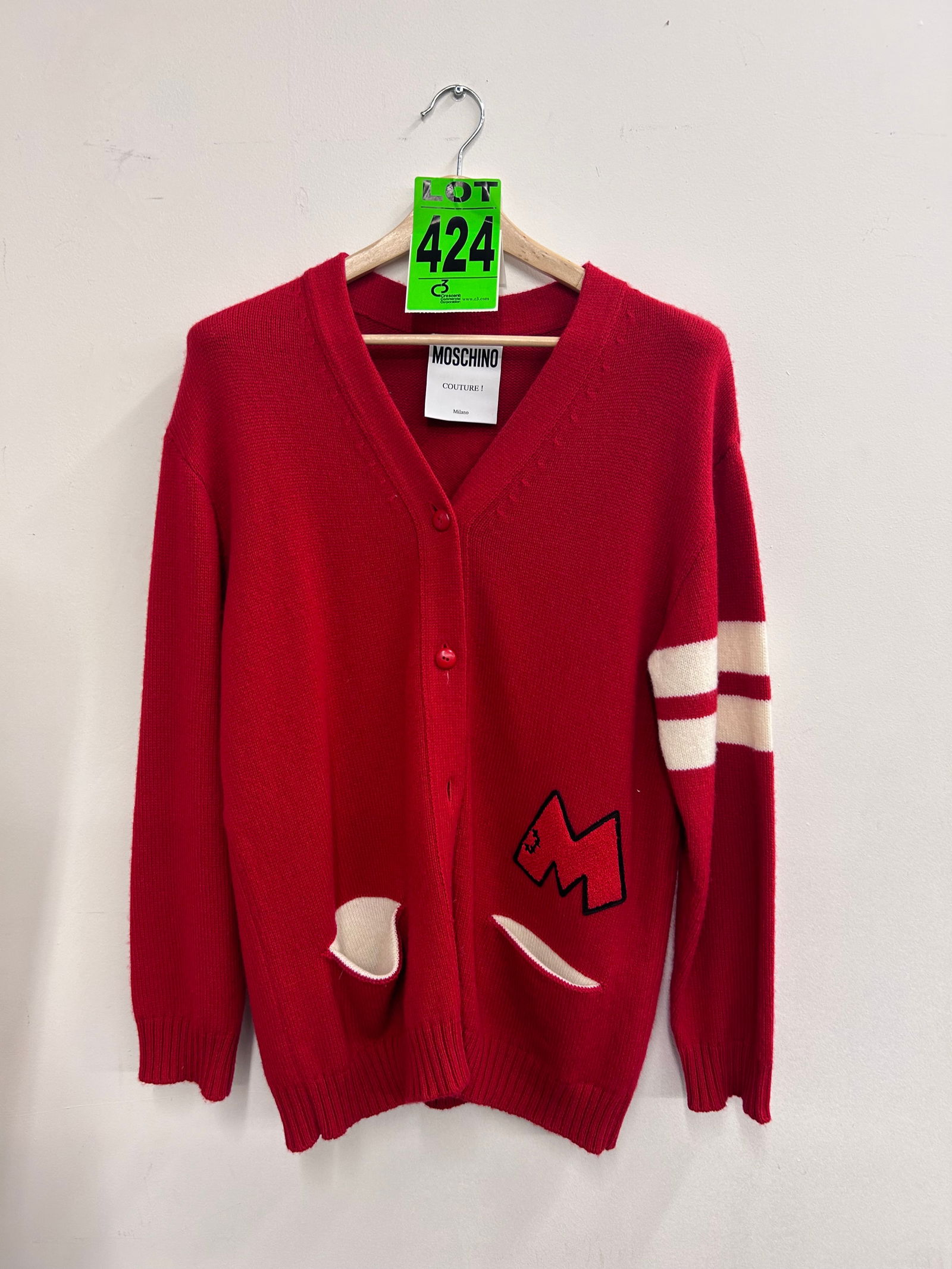 Moschino vintage mickey cardigan: Moschino vintage mickey cardigan