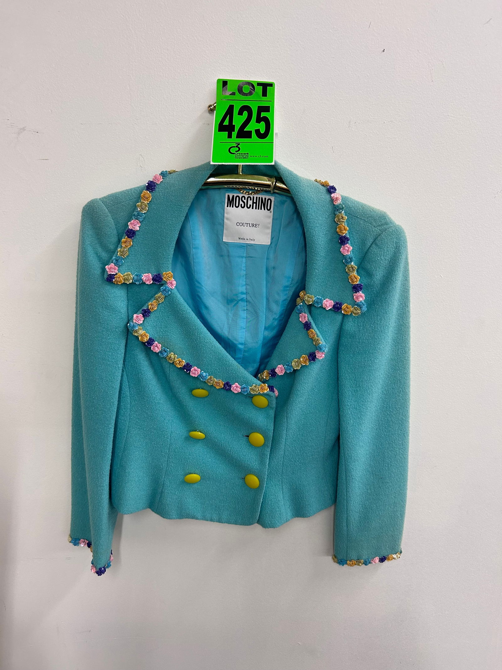 Moschino vintage tweed jacket (1 of 4)
