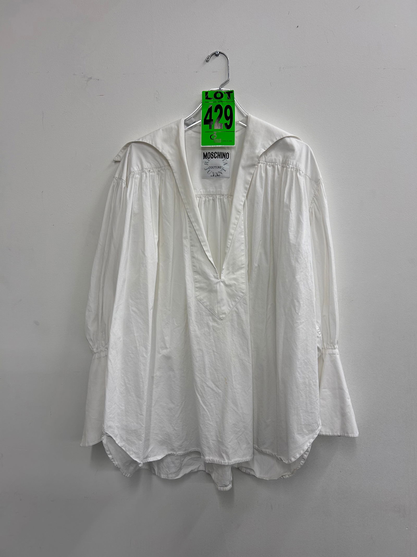 Moschino cotton oversized blouse: Moschino cotton oversized blouse