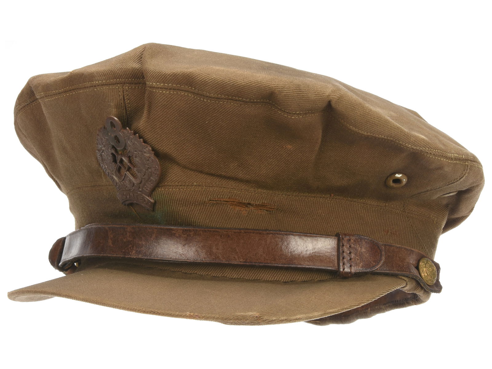 Canadian 8th Mounted Rifles Officer's Service Dress Cap: Canadian 8th Mounted Rifles Officer's Service Dress Cap The 8th Canadian Mounted Rifles was formed in December 1914, recruiting men from Ottawa, Peterborough, and Toronto before mobilizing at Ottawa u