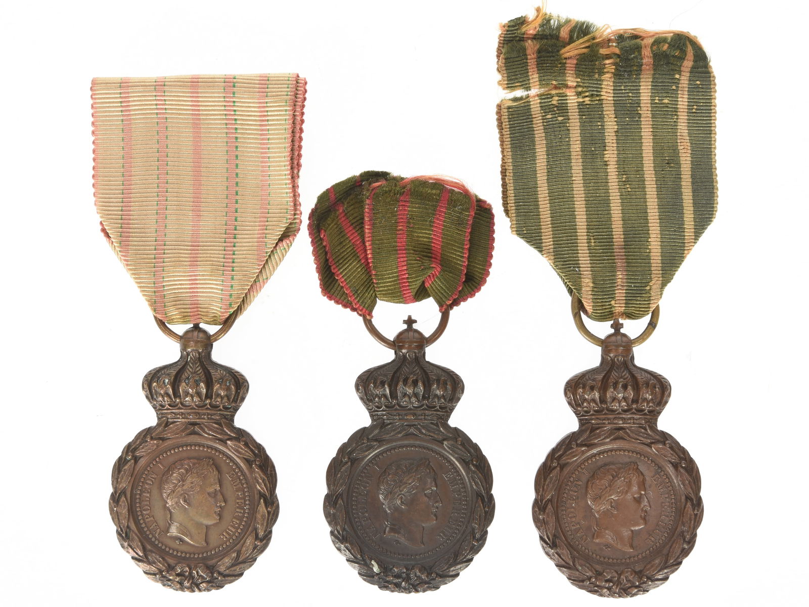 French Saint Helena Medals: Lot of Three (1 of 4)
