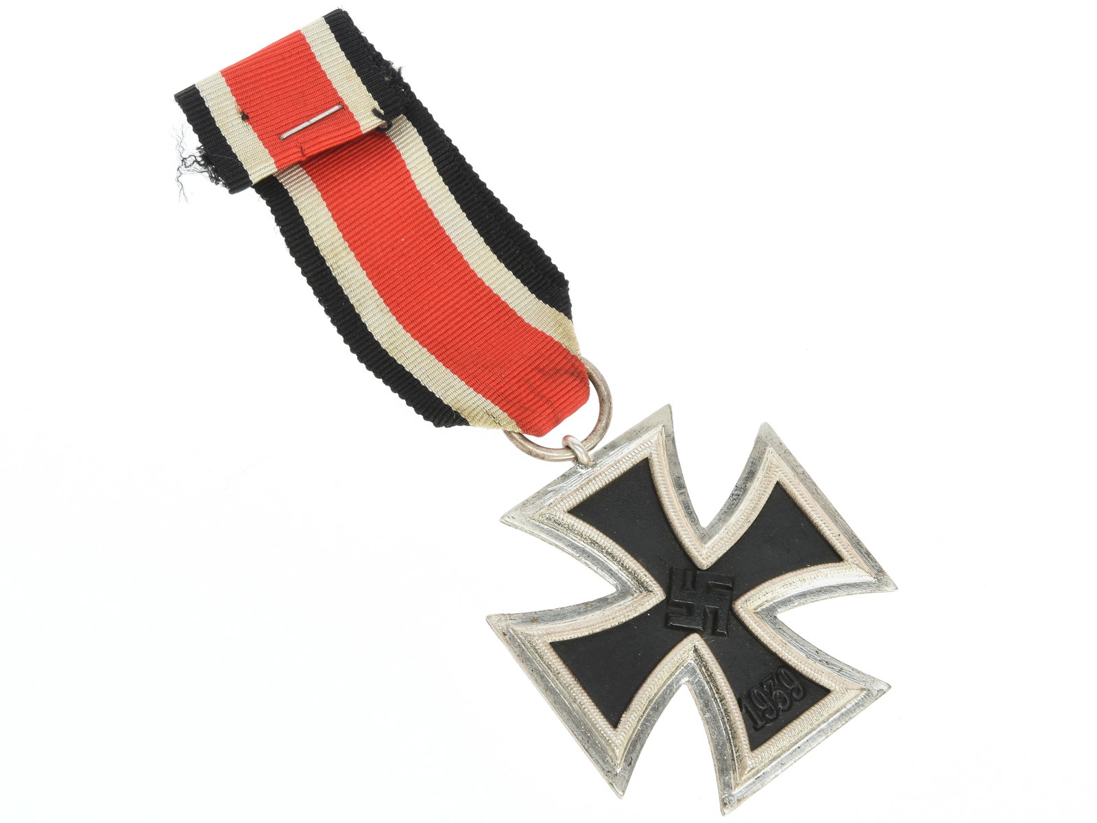 1939 Iron Cross 2nd Class by Gustav Brehmer: 1939 Iron Cross 2nd Class by Gustav Brehmer. German World War II period Iron Cross, 2nd class. Ring exhibits manufacturer's maker mark "13" indicating manufacture by Gustav Brehmer of Markneukirchen,