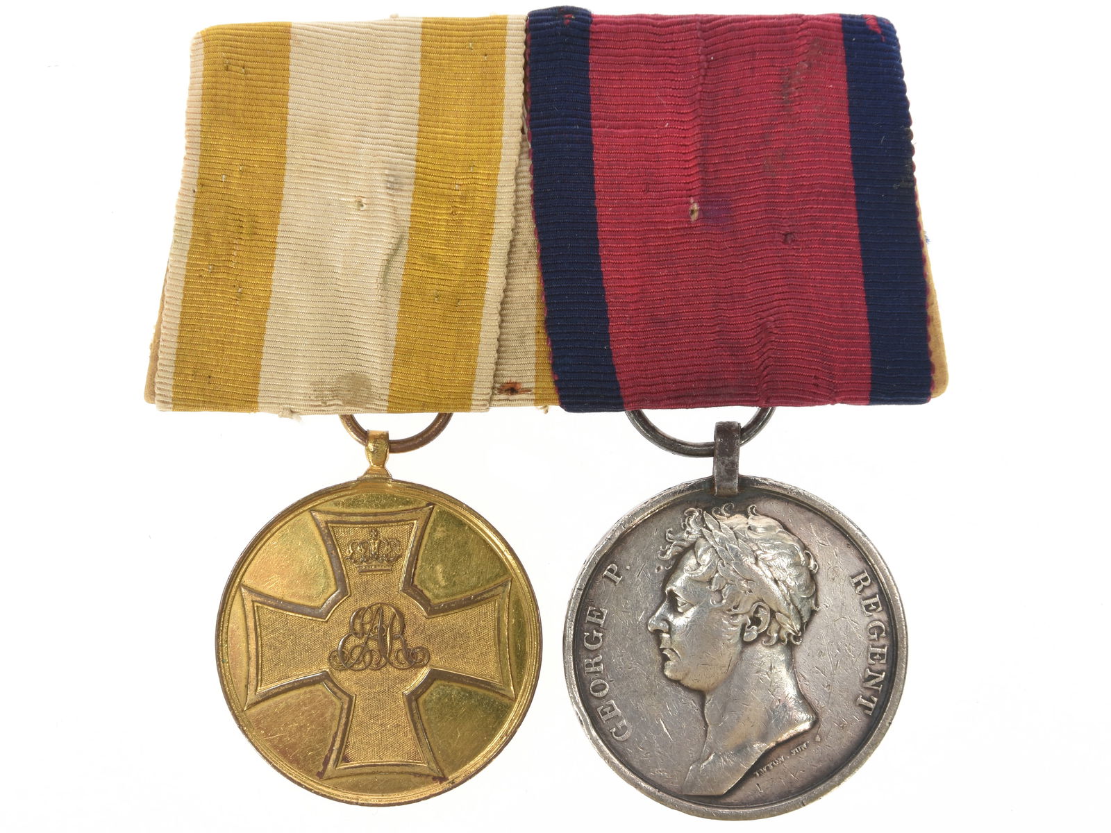 Waterloo Medal and King's German Legion Volunteers Medal (1 of 8)