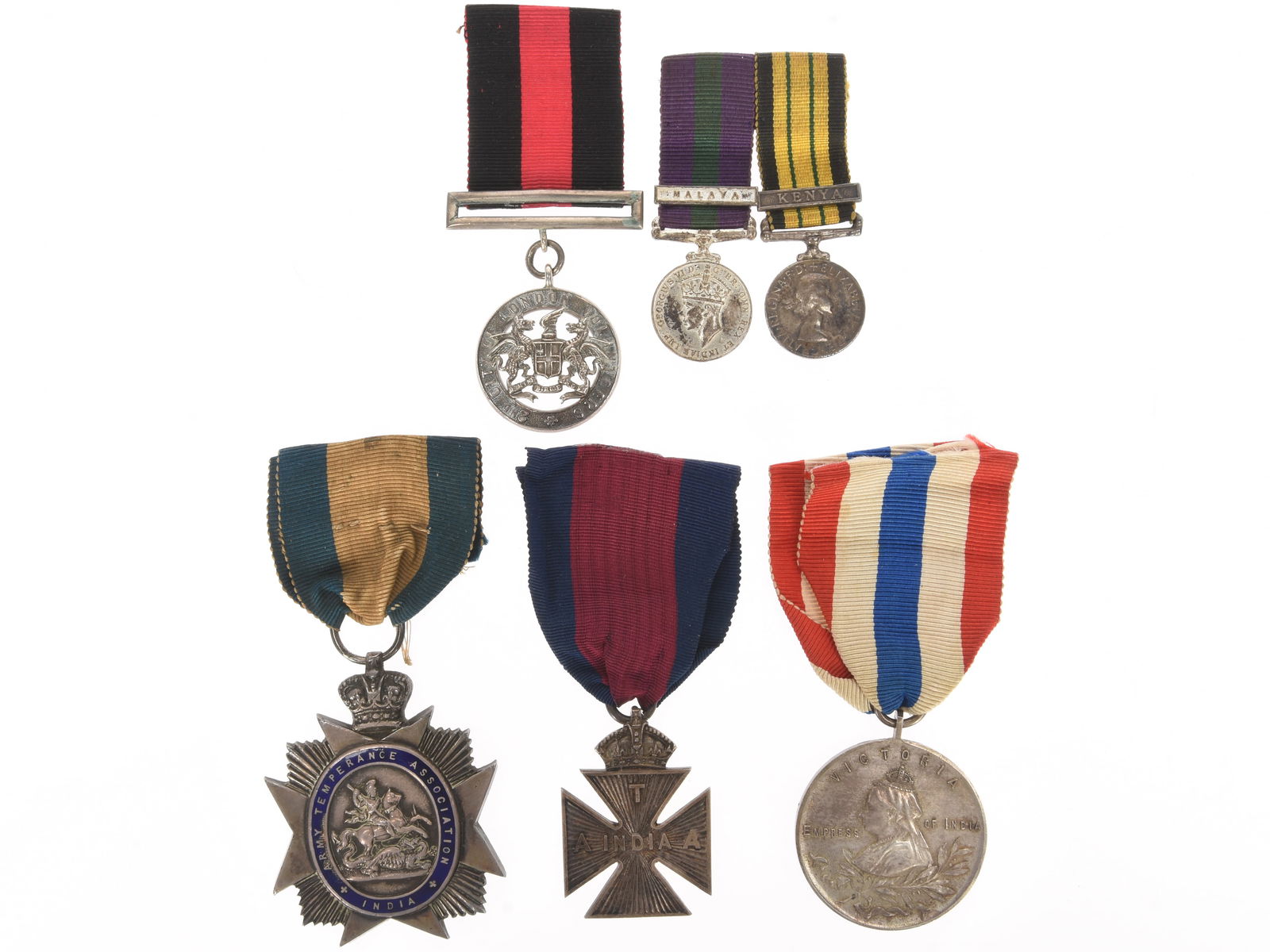 Collection of British Military and Non-Military Medals (1 of 9)