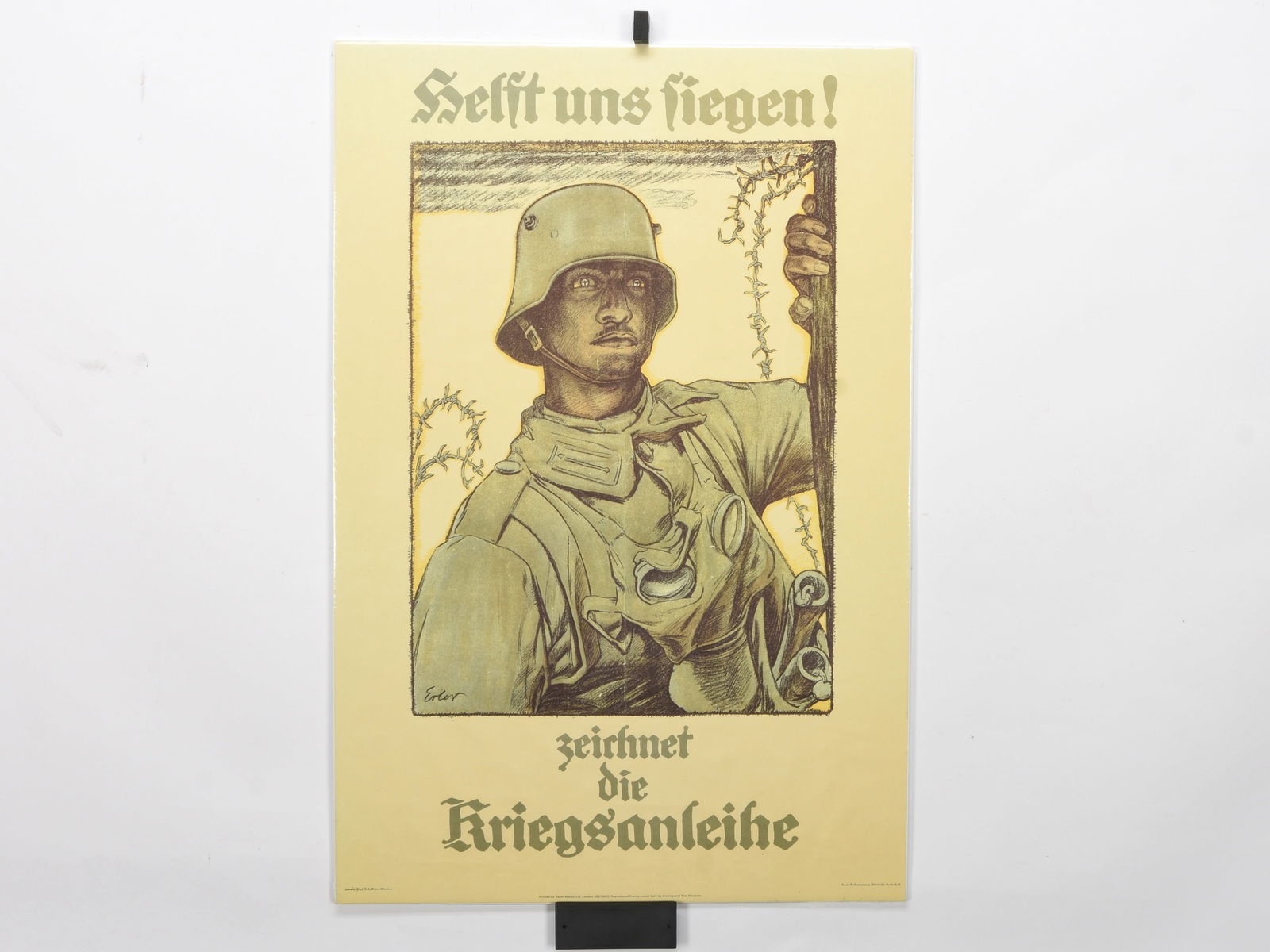 Helft uns siegen! Zeichnet die Kriegsanleihe by Fritz Erler (Reproduction) (1 of 2)
