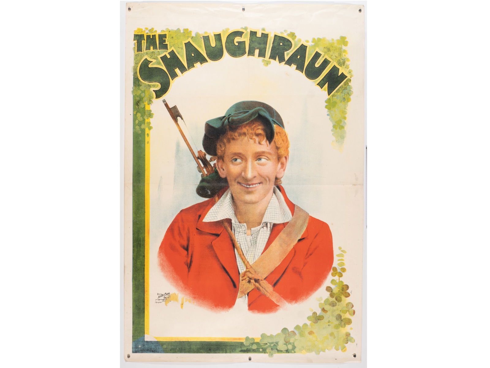 Edwardian Theatrical Poster for Dion Boucicault's 'The Shaughraun' (1 of 1)