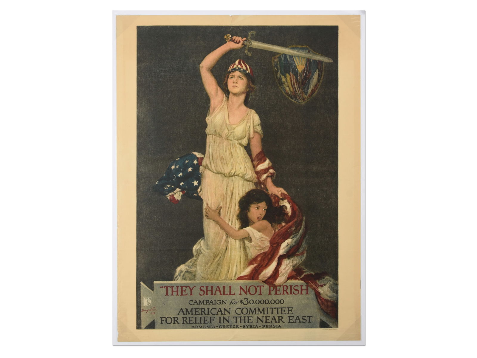 "They Shall Not Perish" World War I Propaganda Poster (1 of 1)
