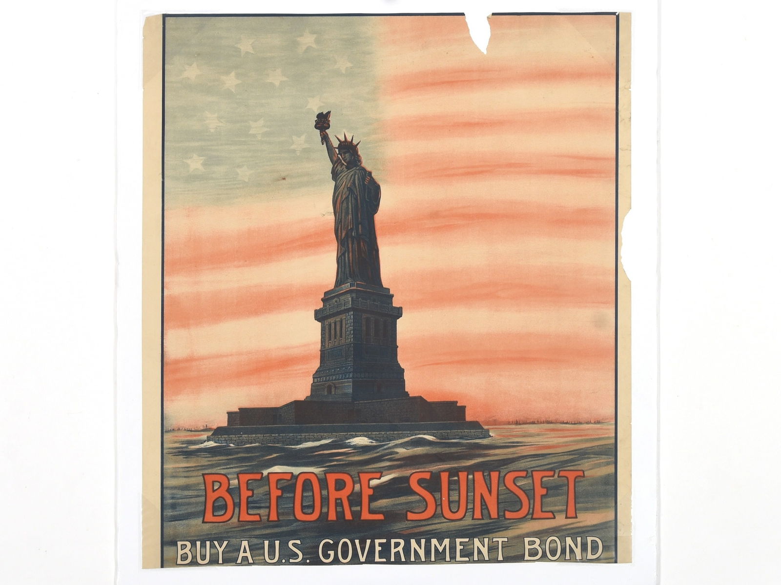 "Before Sunset" Buy A U.S. Government Bond Poster (2nd Liberty Loan) (1 of 1)