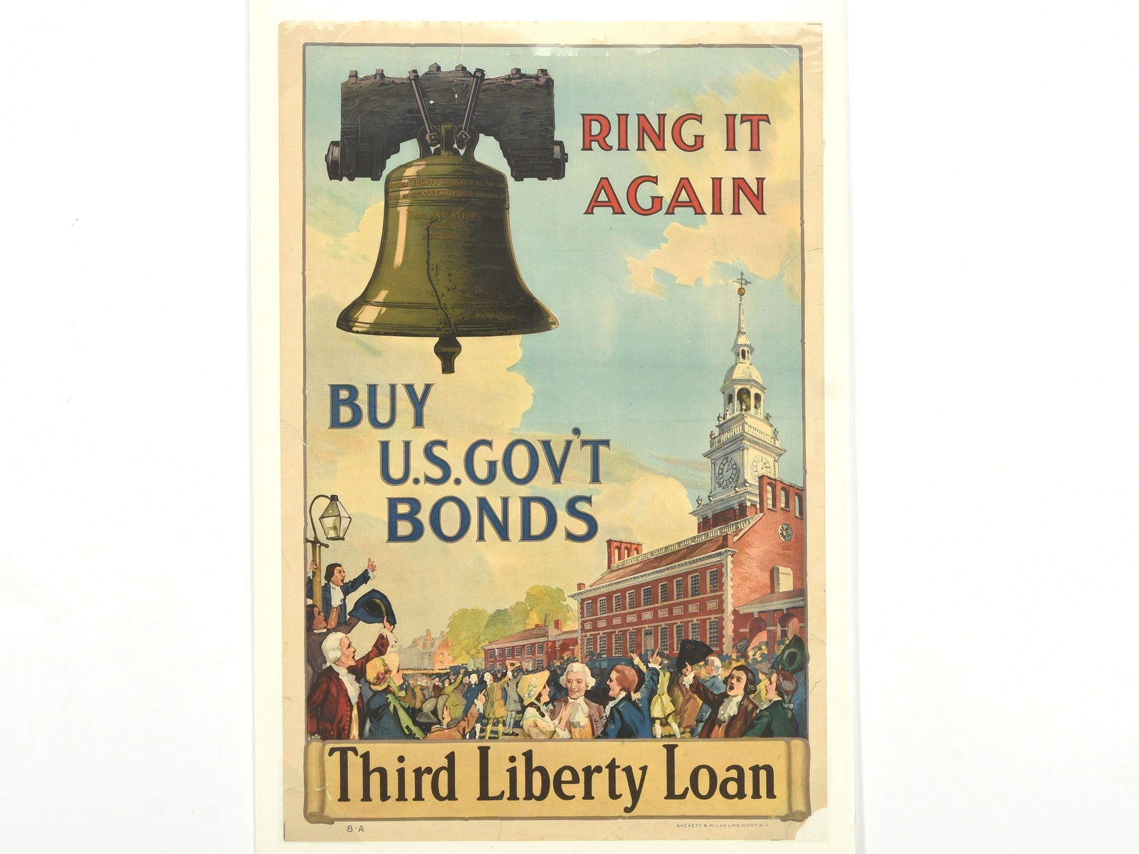 "Ring It Again" Third Liberty Loan WWI Poster (1 of 4)