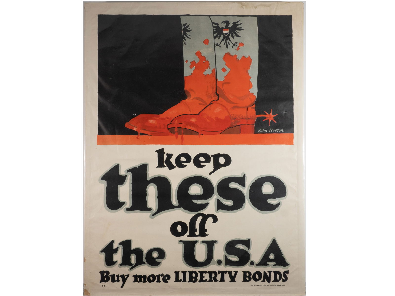 "Keep These Off the USA" Original WW1 US Liberty Bond Poster, by John Norton (1 of 1)