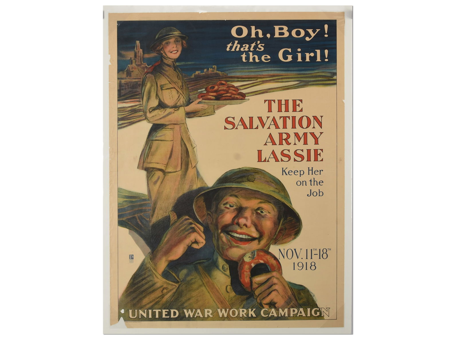 "Oh, Boy! That's the Girl!" The Salvation Army Lassie WWI Poster (1 of 3)