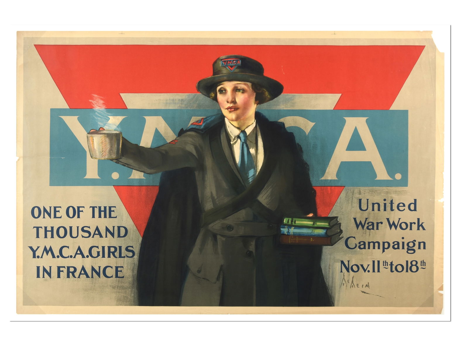"One of the Thousand YMCA Girls in France" WWI Poster by Neysa McMein (1 of 1)