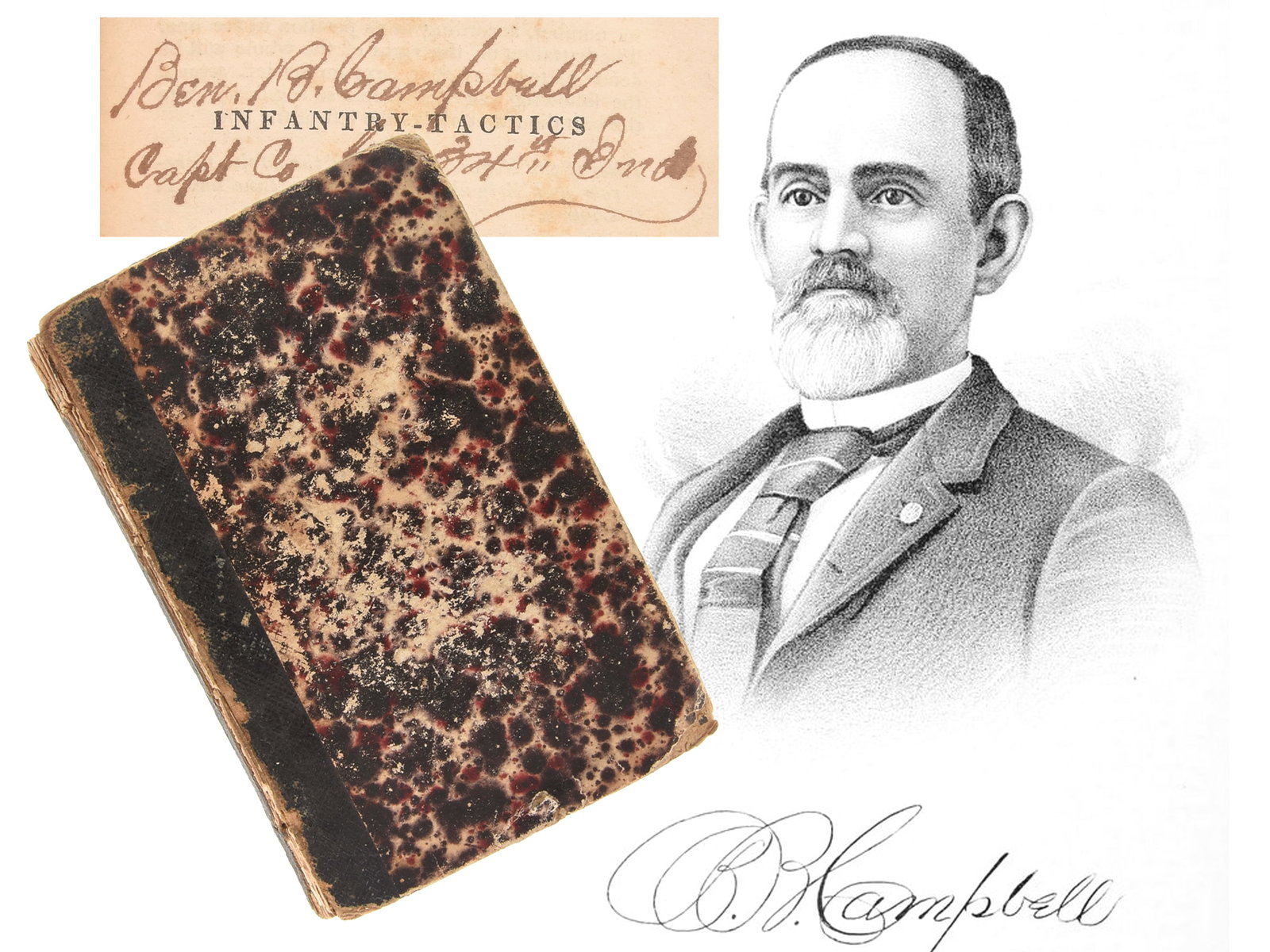 Civil War 1861 Dated Scott's Infantry Tactics Volume III: Civil War 1861 Dated Scott's Infantry Tactics Volume III. An 1861 dated copy of Volume III (of the three volume set) "Evolution of the Line". Interior front page is inscribed "Presented to Capt. B.B.C