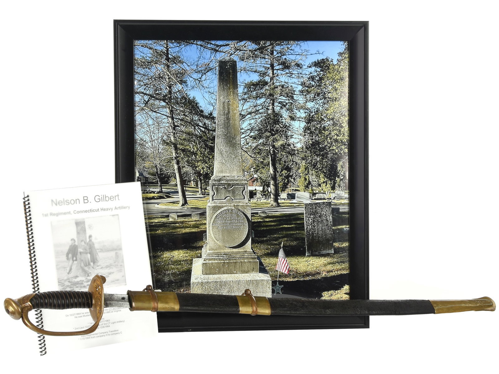 1st Connecticut Heavy Artillery Presentation Sword - Lt. Nelson B. Gilbert (1 of 10)