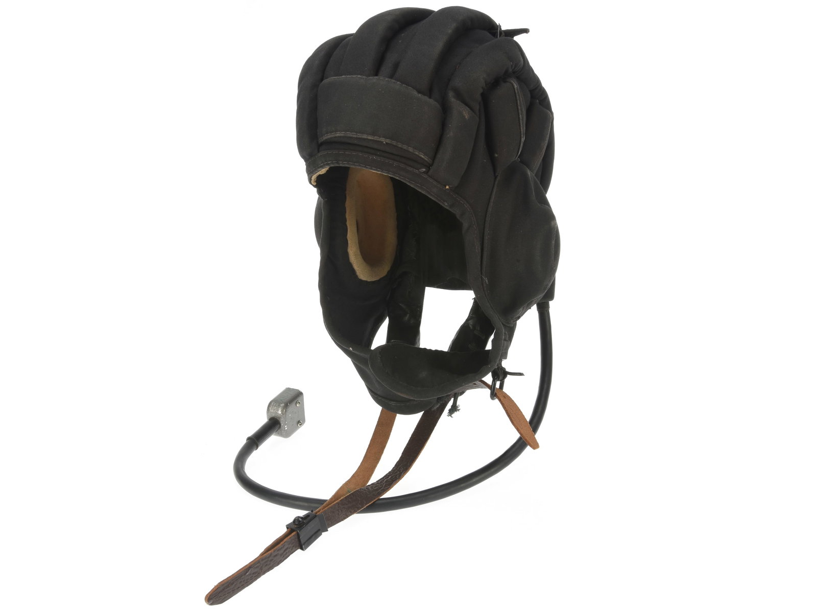 Soviet TSh-4 Summer Tank Crew Helmet (Shlemofon) (1 of 10)