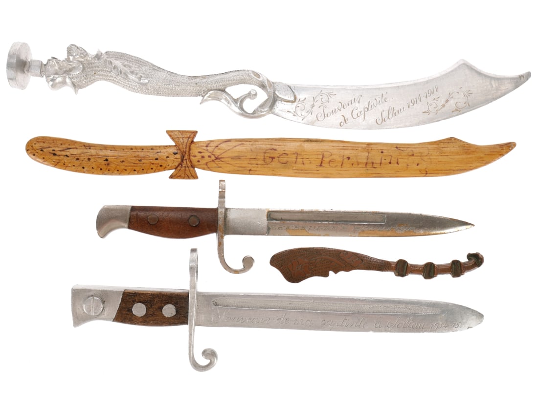 WWI Miniature Souvenir Bayonets and Trench Art Letter Openers (1 of 11)