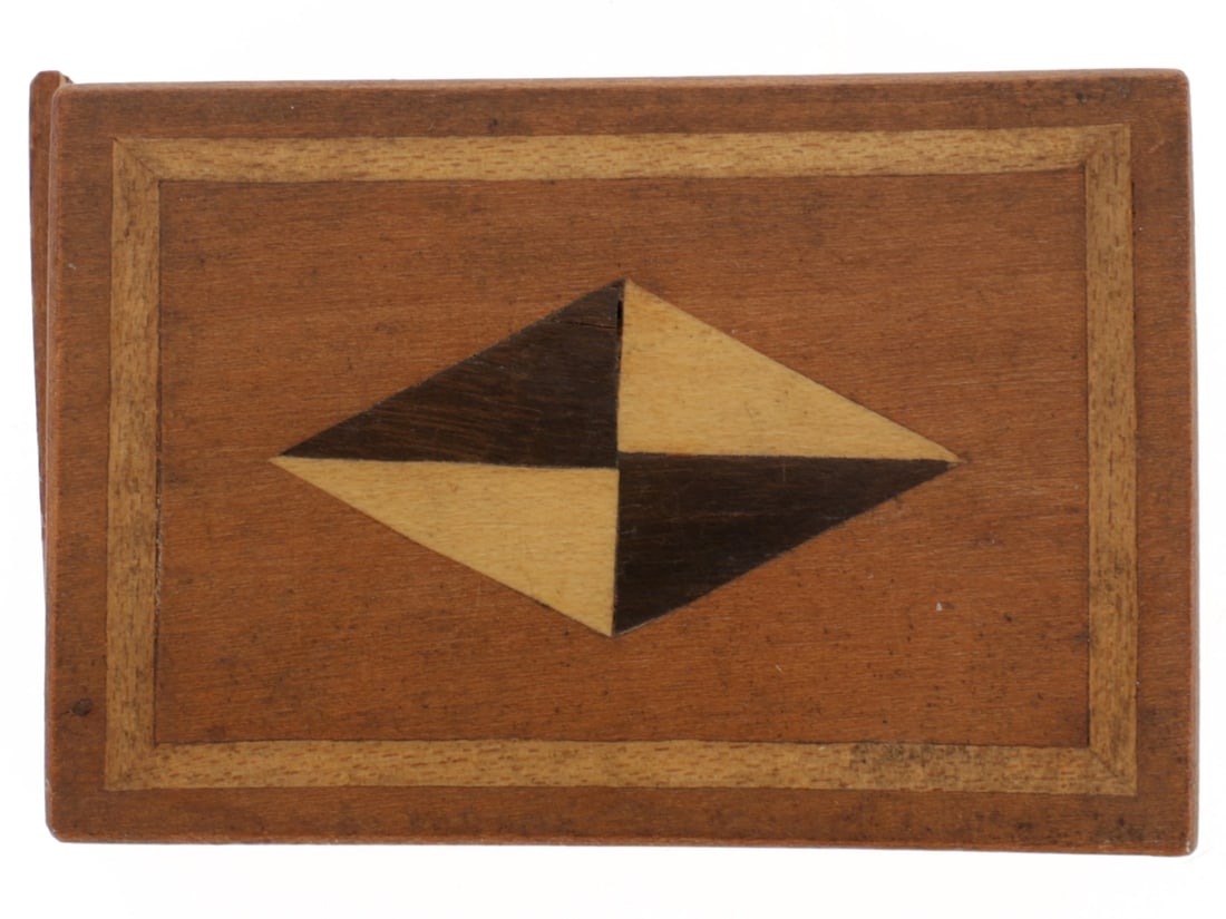 WWI POW Made Wooden Match Safe - Shrewsbury (1 of 3)