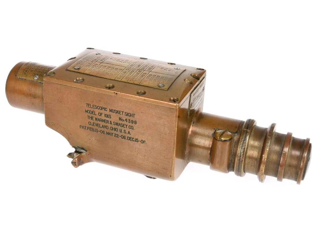 WWI Warner-Swasey Rifle Sniper Scope (1 of 5)