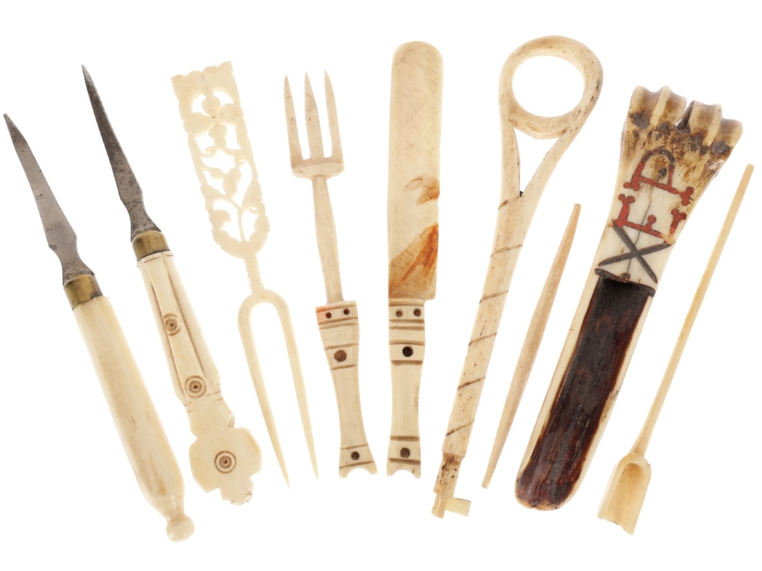 Carved Bone Art and Tools (1 of 3)