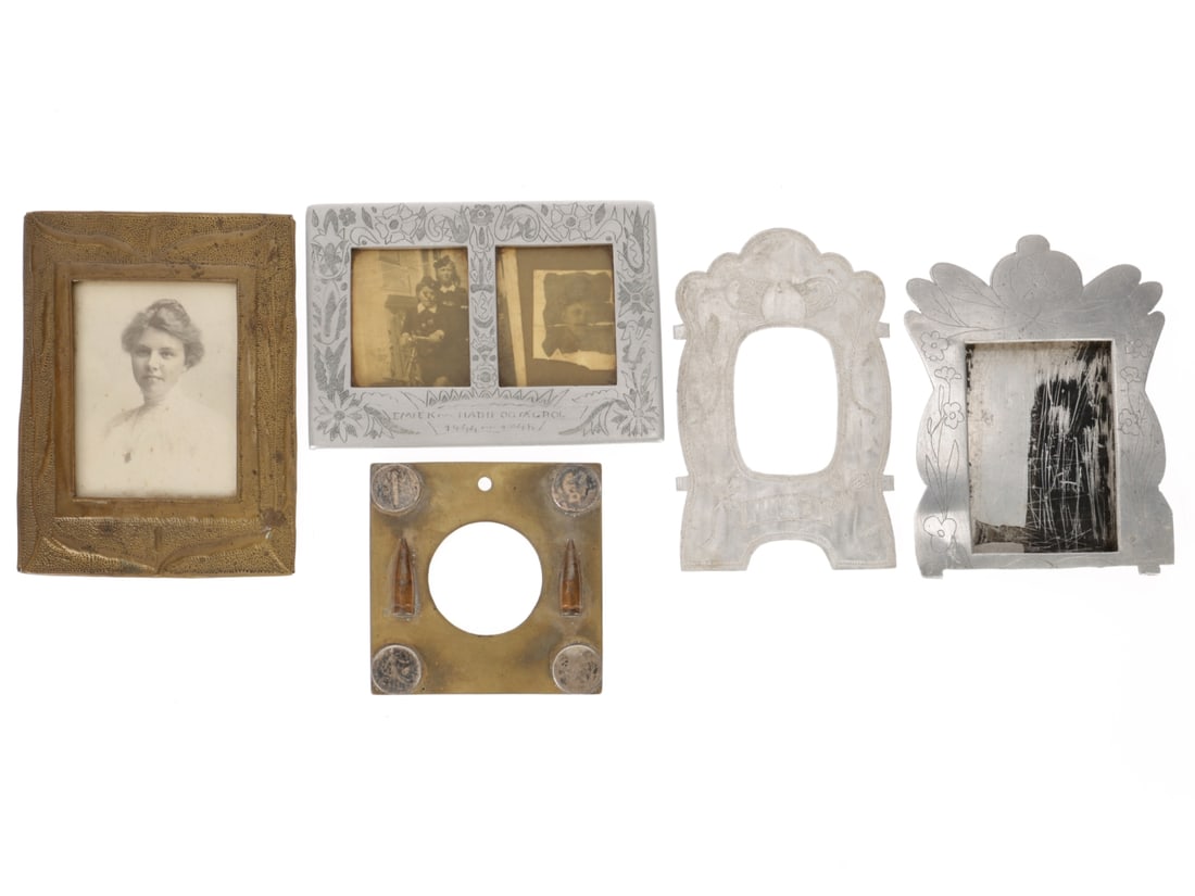 Lot of Small Trench Art Picture Frames (1 of 5)