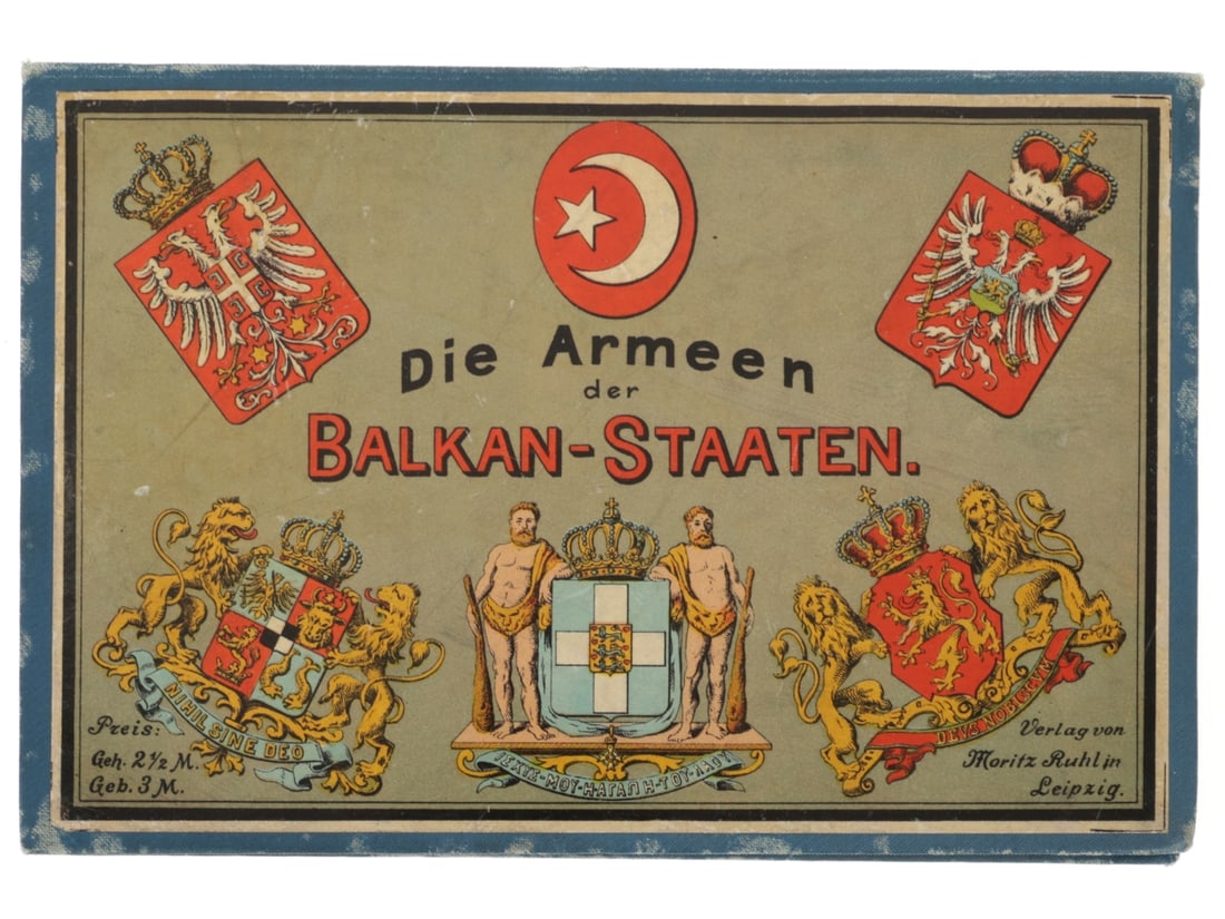 Moritz Ruhl: Armies of the Balkan States (Turkey, Greece, Rumania, Bulgaria, Montenegro) 1897 (1 of 5)