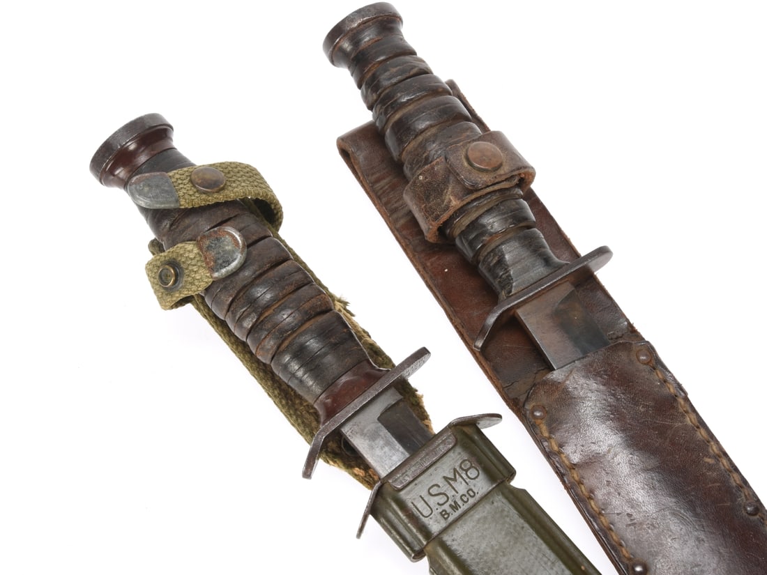WWII US M3 Fighting Knife Lot of 2 (1 of 10)