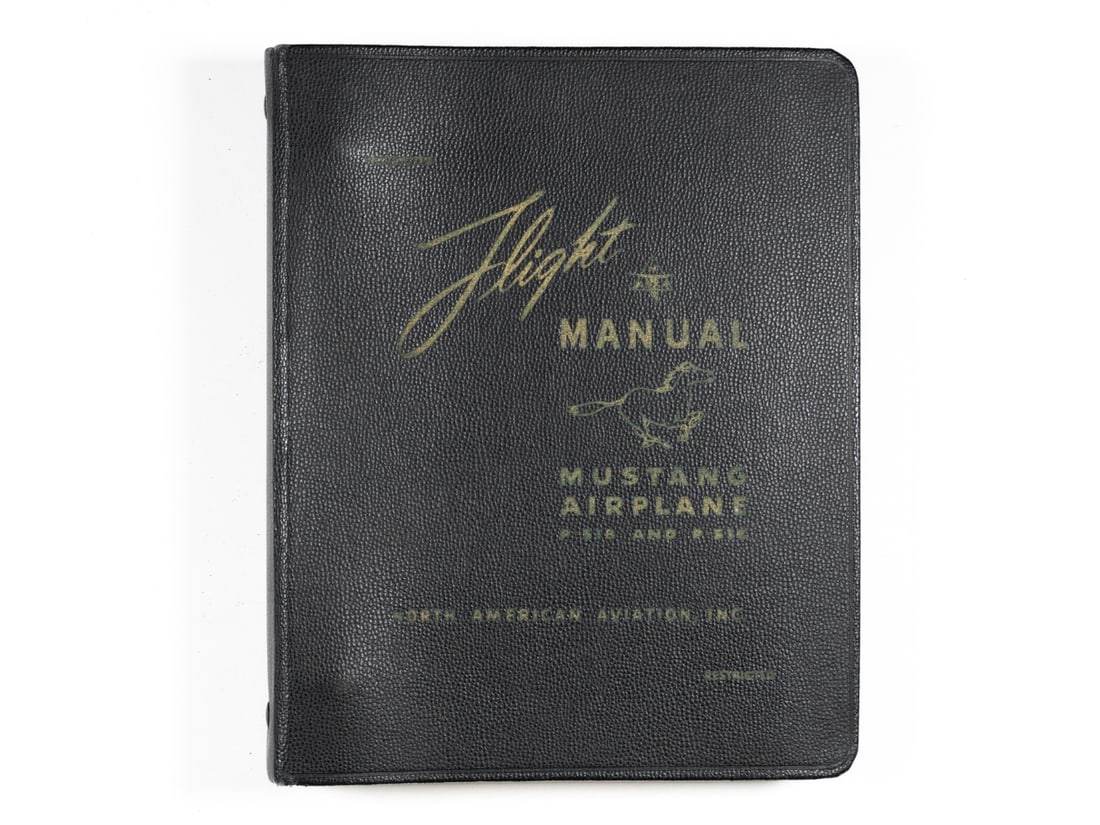 WW2 North American Aviation Mustang P-51B & P-51C Flight Manual (1 of 20)