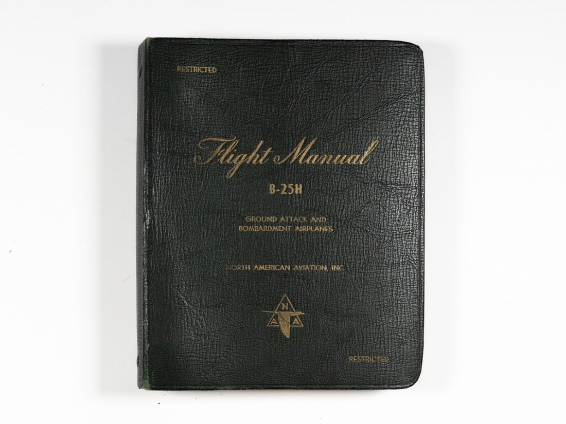 WWII B-25H Mitchell Flight Manual (Report No. NA-5770) (1 of 20)