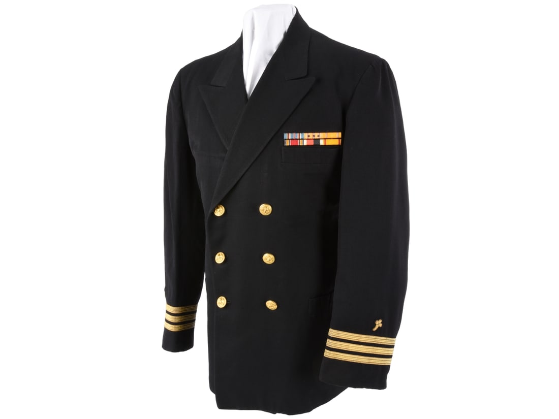 USN Chaplain's Uniform: Veteran of WWII & NASA Gemini Recovery Missions on USS Wasp (1 of 5)