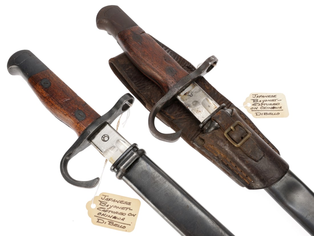 Japanese WWII Type 30 Bayonets: Lot of Two Captured on Okinawa (1 of 11)