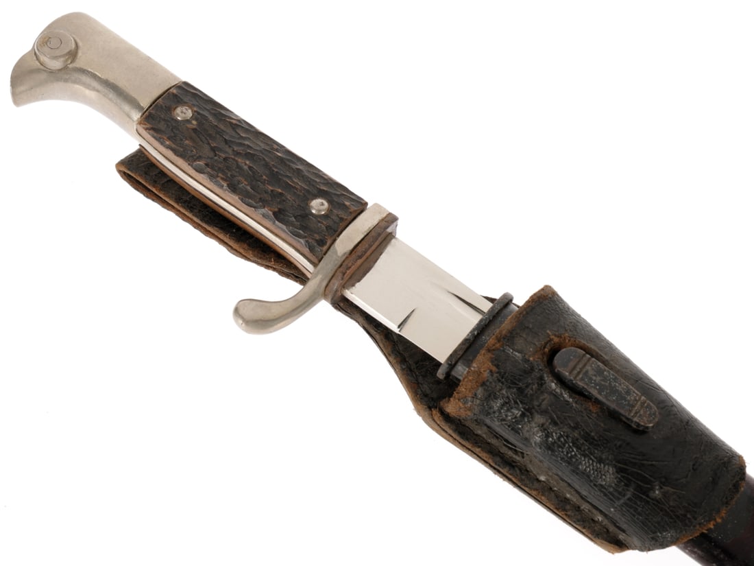 German WWII Stag Handle Dress Bayonet: Eickhorn (1 of 5)