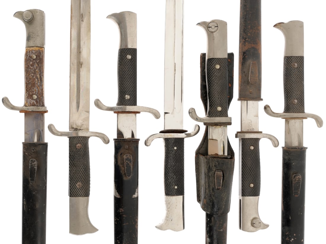 Lot of Seven German WWII Dress Bayonets (1 of 15)