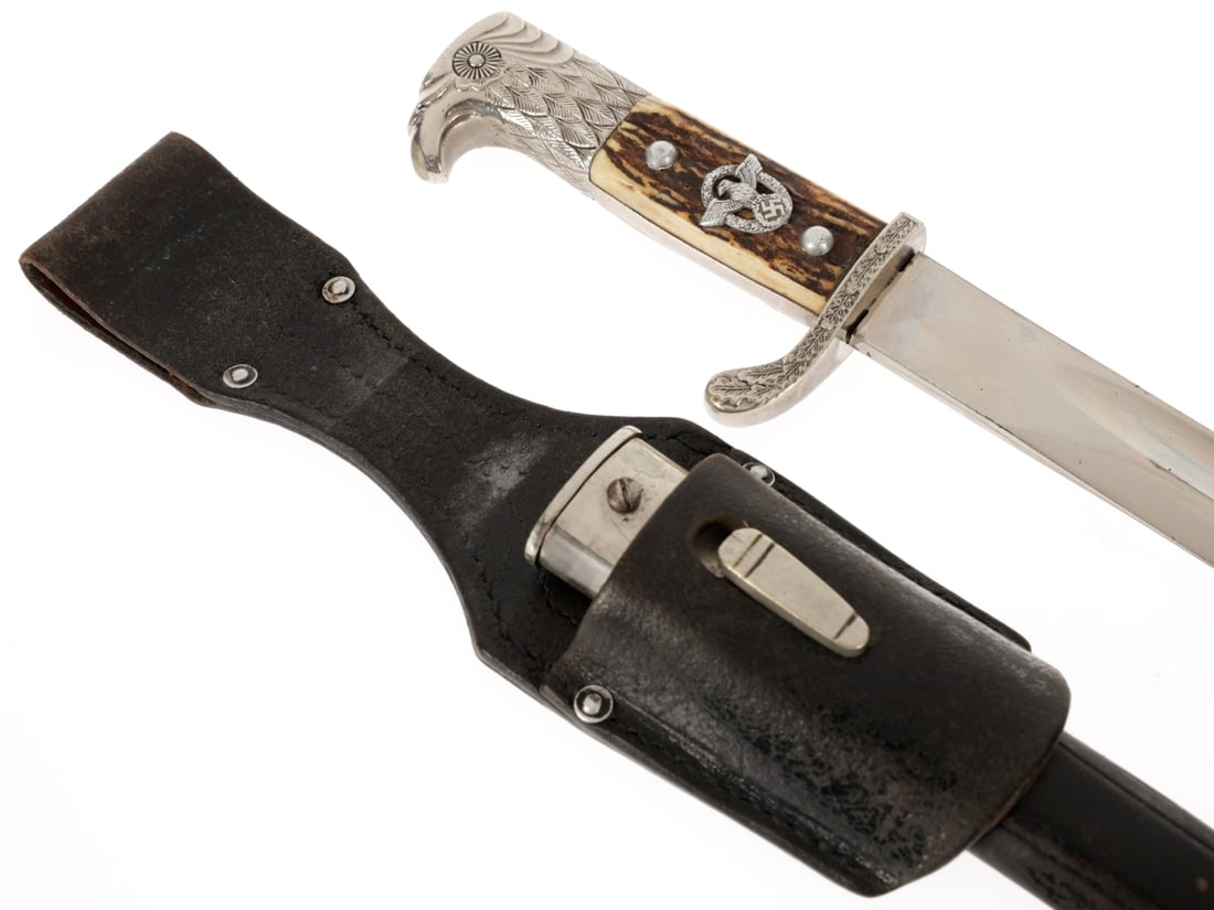 Third Reich Police Unit Marked Service Dress Bayonet (1 of 5)