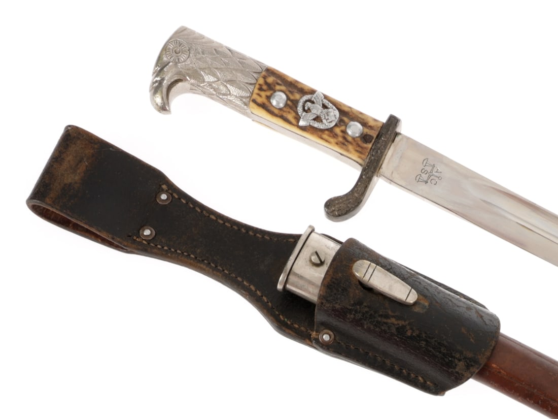 Third Reich Police Unit Marked Service Dress Bayonet (1 of 10)