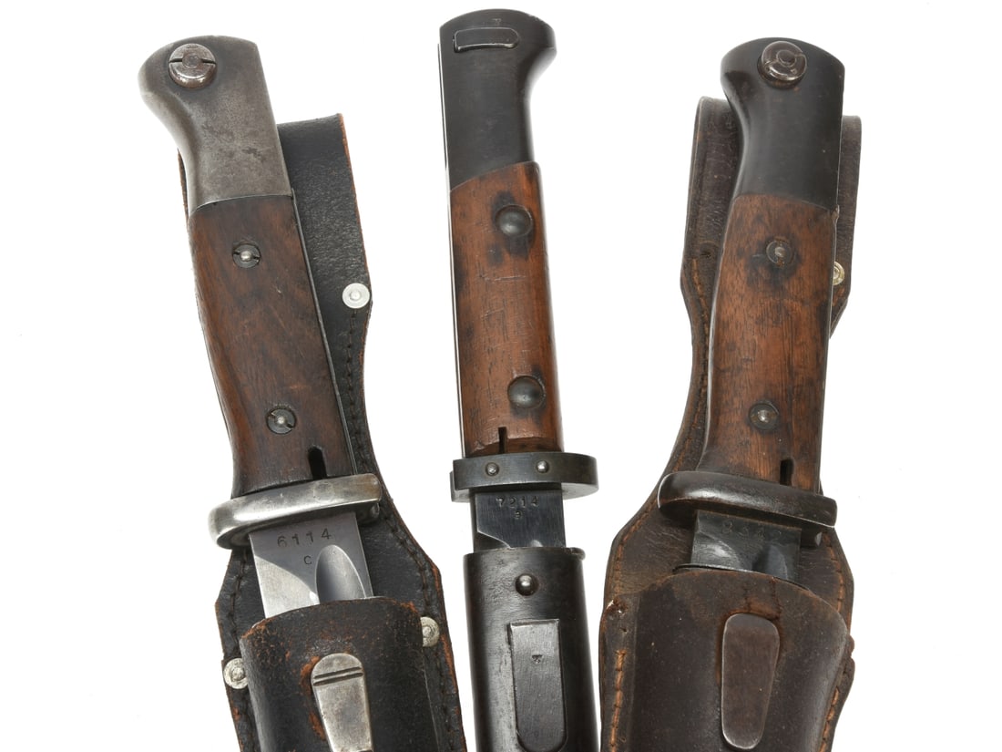 WWII German Bayonet Lot: Two S.84/98 and dot VZ 24 (1 of 10)
