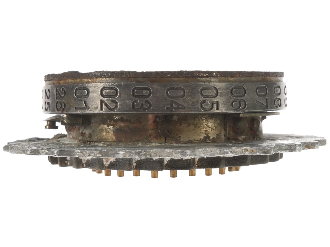 Enigma Cipher Machine Prototype Field Test Rotor - 4