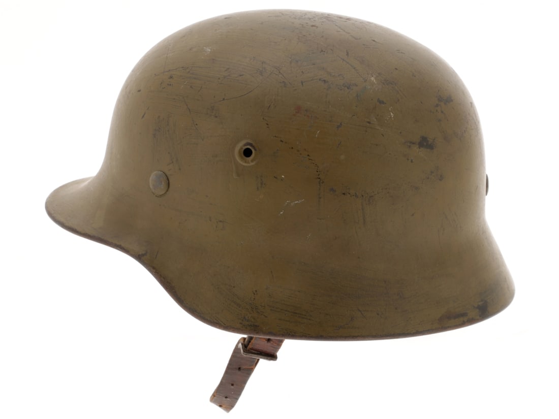 German Field Camouflage Painted M40 Helmet (1 of 14)