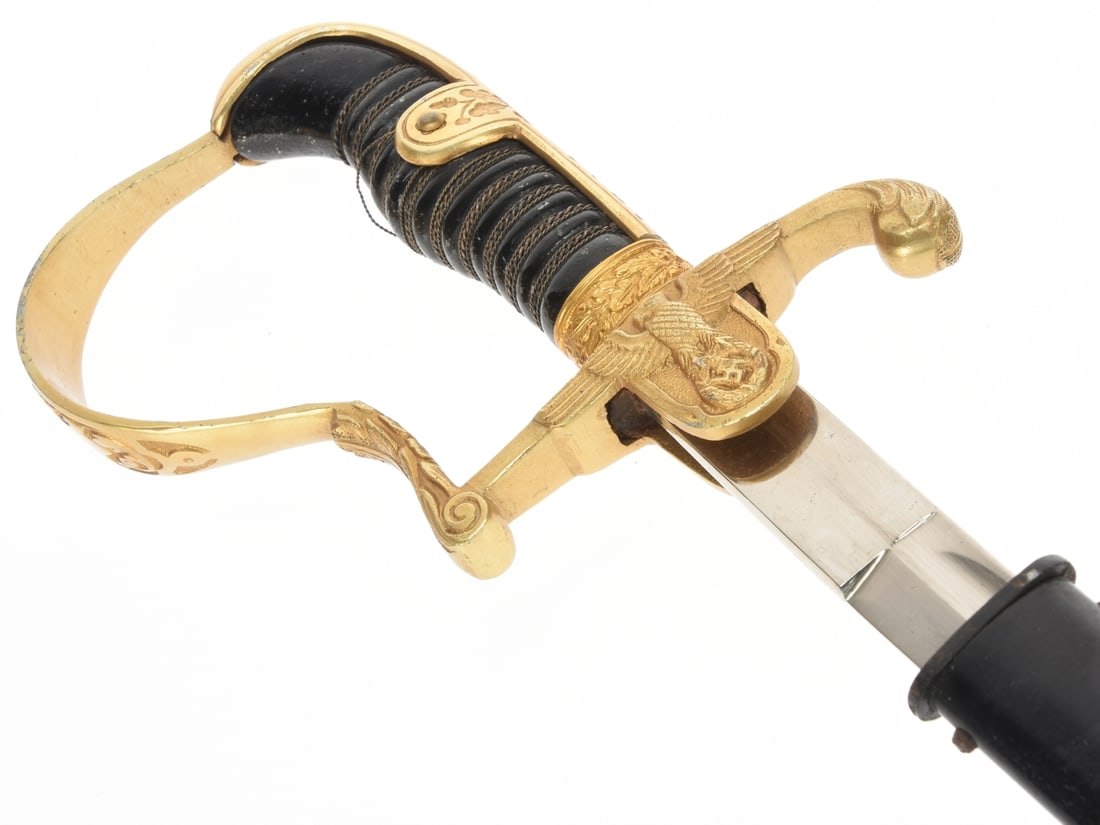 WWII German Army Officer's Sword with Dove Pommel: Clemen & Jung (1 of 4)