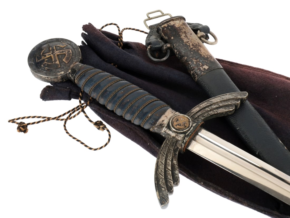 Luftwaffe Officer's Sword with Original Felt Storage Bag: E. & F. Horster (1 of 11)