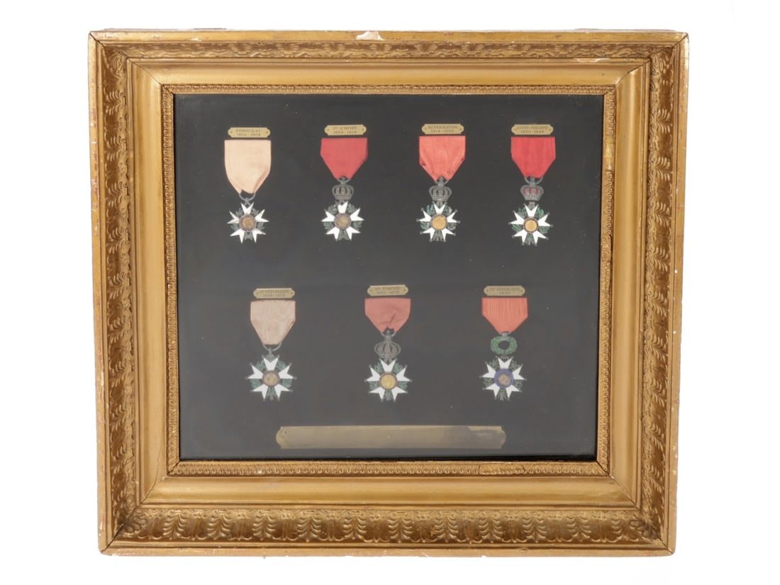 Framed Collection of French Legion of Honor (1 of 6)