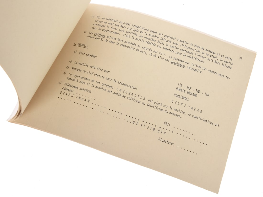 Swiss NEMA Model 45 Cipher Machine - the successor to Enigma - 10